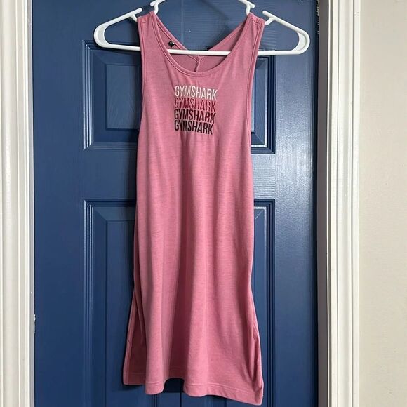 GYMSHARK Colour Fade Vest Tank Dusty Pink‎ Size M - Picture 1 of 5